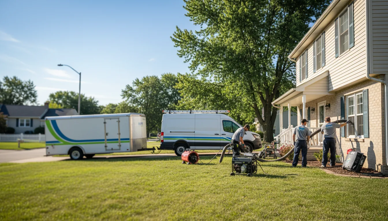 Flooded Basement Restoration And Cleanup With Repair in Dixon, IA near me